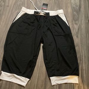 TACVASEN Running Long Shorts Mesh Gym Workout Jogger Sweat Shorts Size 40